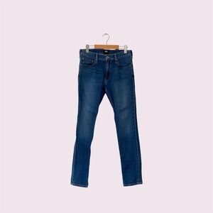 Men's Paige Dark Blue Straight-Leg Jeans - Lennox